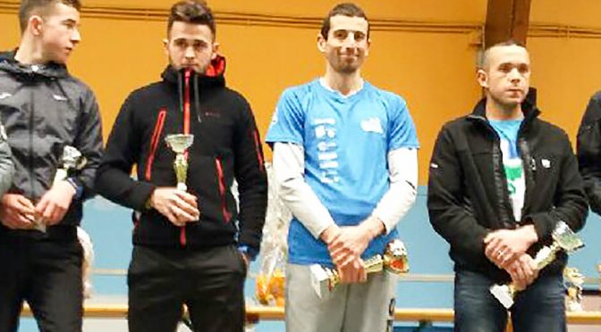 Sébastien Baillot, 2e du trail de Lannilis, dimanche 12 février