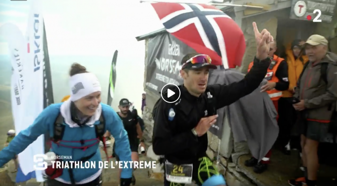 Reportage Stade 2 sur le Norseman 2018, avec Sébastien Escola-Fasseur (4e)